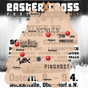 Easter Cross Local Bands Map