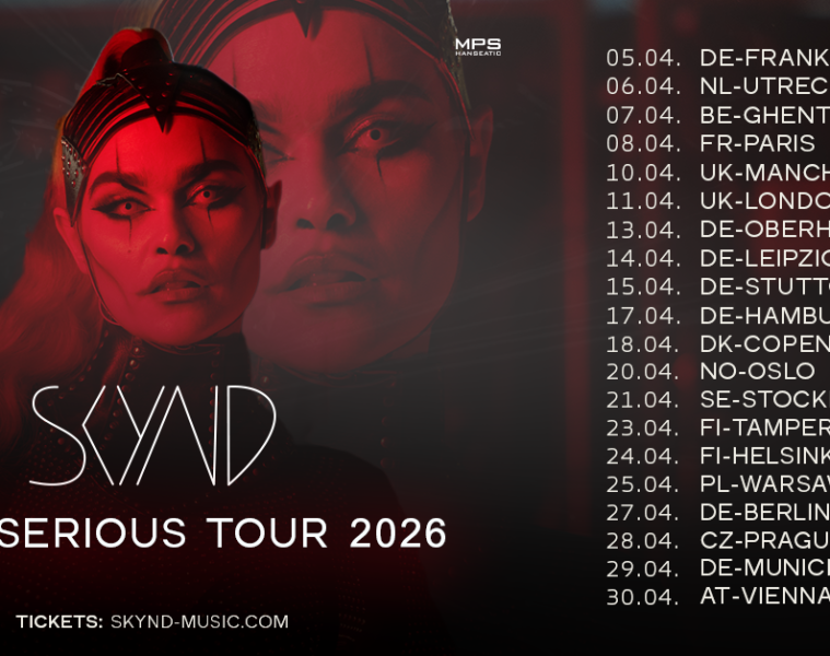 Skynd Dead Serious Tour Banner 2026