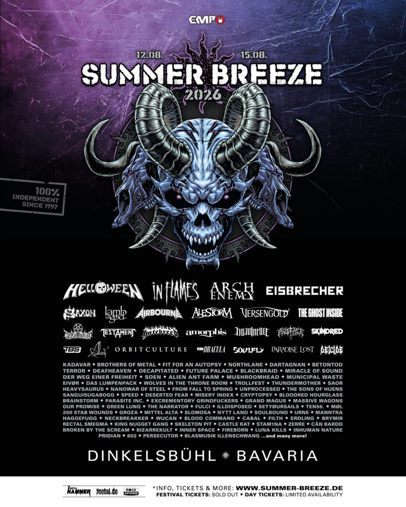 Summer Breeze 2026 Full Lineup